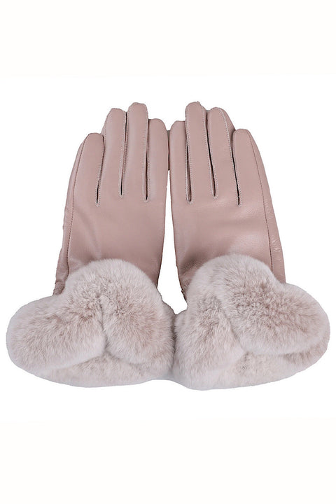 Guantes de cuero auténtico