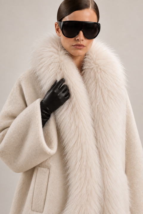 Cashmere with Fur Jacket