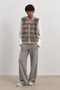 Gilet sans manches en vison
