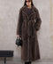 Long Mocca Mink Coat