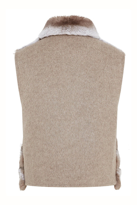 Rex Rabbit Fur Gilet