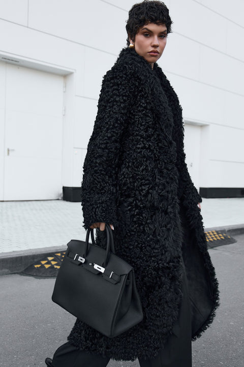 Long Tuscan Shearling Coat