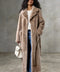 Long Ecru Mink Fur Coat