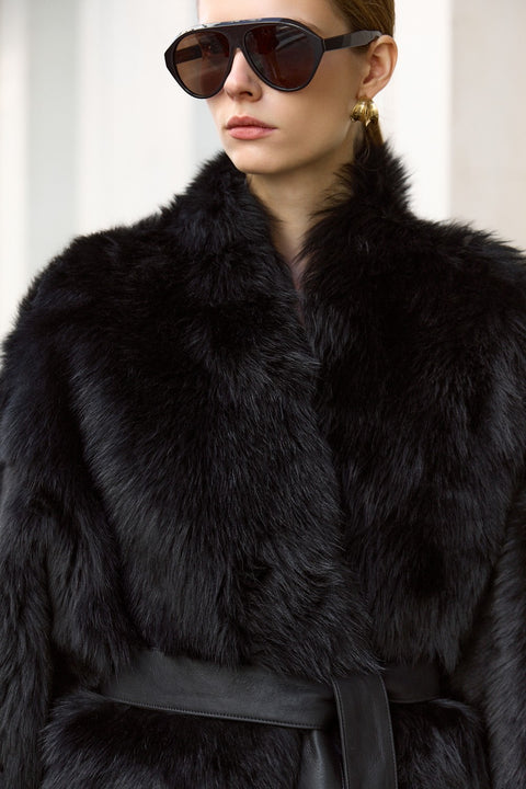 Cappotto in shearling