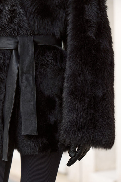 Cappotto in shearling