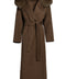 Cashmere Coat with Hood