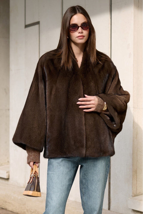 Short Brown Mink Coat