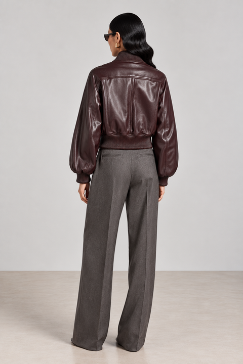 Leather Bomber