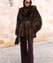 Hooded Mink Fur Coat