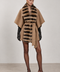 Cashmere Cape with Fur