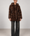 Hooded Mink Fur Coat