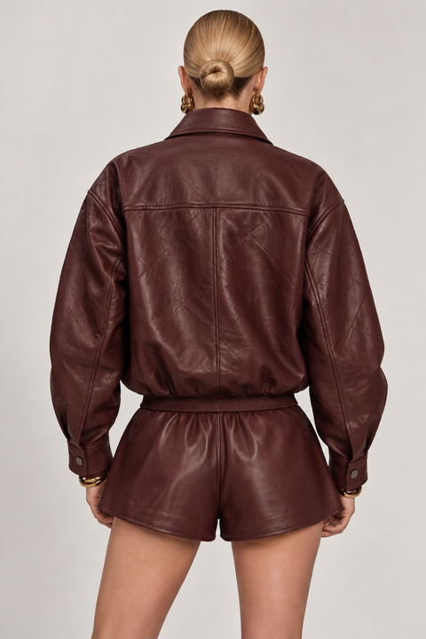 Genuine Leather Shorts