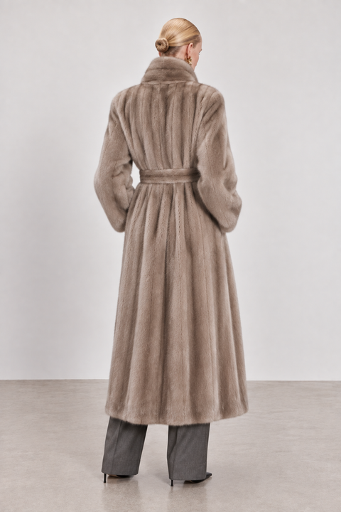 Genuine Mink Long Coat