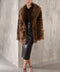 ADRIE Shearling Coat Chesnut