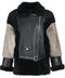 Lambskin Jacket with Mink Fur