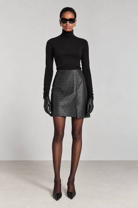 Genuine Leather Skirt