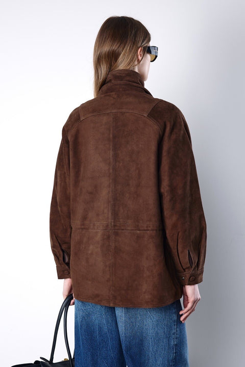 Lambskin Brown Suede Jacket