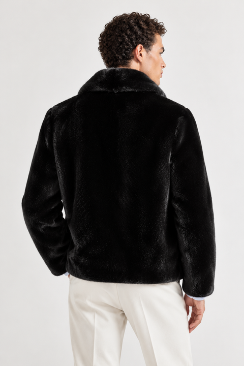Men Genuine Full Mink Jacket