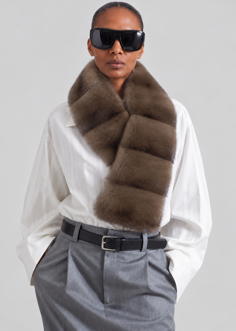 Genuine Mink Scarf
