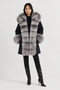 Parka doublée en fourrure de renard