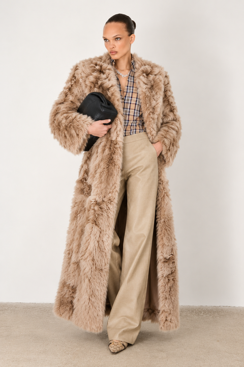 Long Tuscan Shearling Coat