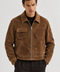 Chaqueta de piel de cordero auténtica