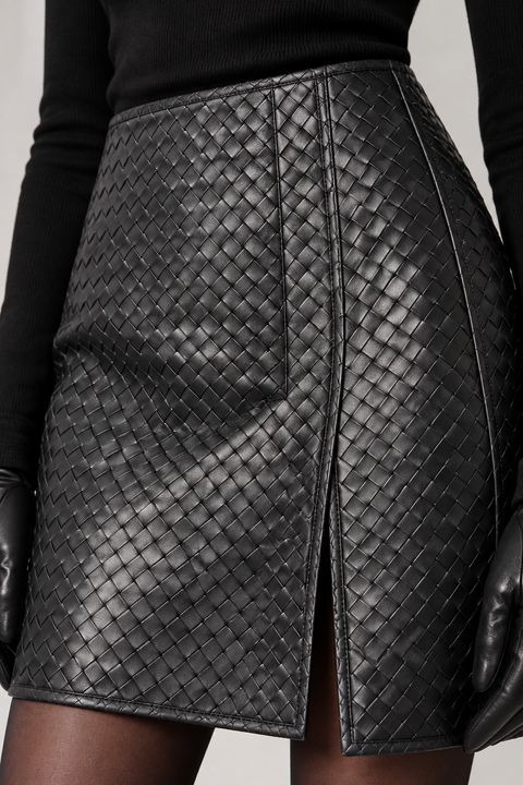 Genuine Leather Skirt